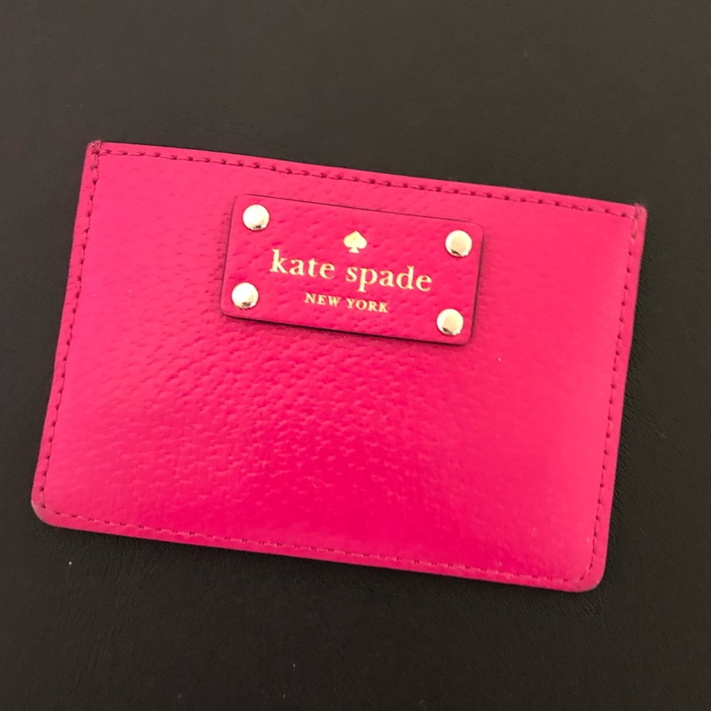 Pink Kate Spade Card Wallet